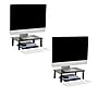 Mind Reader Ventilated Metal Adjustable Monitor Stand, Up to 44 lbs., Black, 2/Pack (4LEGM2PK-BLK)~#|#~EB4ACA85-E7C3-4FCF-9F64E57C055220C6_sc7