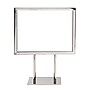 Global Printed Products Horizontal Generic Holder, 5.5" x 7", Table Top/Countertop, Silver Metal (CTSGN-55X7)~#|#~EB52DF01-6053-4030-81EE135BB8318639_sc7