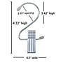 Nahanco 4 1/2" Metal Jaws Hang All Clip, Chrome, 100/Pack (610)~#|#~EB537343-8364-4EE1-BCB5877769D1C7A0_sc7