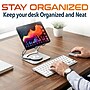Delton N35 Wireless Keyboard and Mouse & Swivel Tablet Stand Bundle, USB-A, White (DTTKITN35WWSW60)~#|#~EB549F6A-4BC4-43B0-AF43B52BD2B327EC_sc7