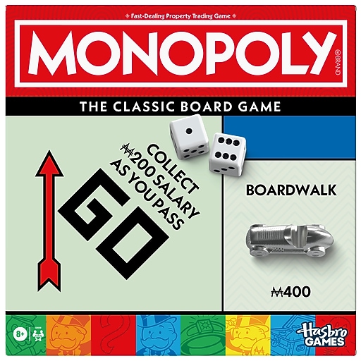 Hasbro Monopoly New Edition Classic Board Game (HG-C1009) | Staples
