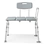 Medline Bath Bench, Fixed Arm, Back Rest, Aluminum Frame, 400 lb. Capacity (G3-100KBX1)~#|#~EB5798D0-6905-4E3E-B445FD855CF08A4F_sc7