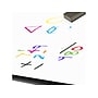 Correll Deluxe 60"W x 24"D Adjustable Foldable Training Room Table, Dry-Erase Markerboard, With Wheels, Frosty White/Black~#|#~EB57C742-0633-4800-AFBB721667C2F591_sc7