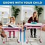 Mount-It! 26"W Kid's Desk with Chair, Pink (MI-10203)~#|#~EB57E7C2-3EA8-46B4-AEA1BAA2CA807F84_sc7