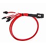 Rocstor 3.28' SFF-8087 to SATA 3.0 Cable, Male to Male, Red (Y10C872-RD)~#|#~EB5C1B53-CA5B-4423-A8DED4C73D83C338_sc7