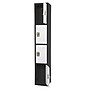 AdirOffice 72" 4-Tier Black and White Storage Locker, 4/Pack (ADI629-204-B-W-PKG-4)~#|#~EB5EA705-A190-473F-88802A33F25572EC_sc7