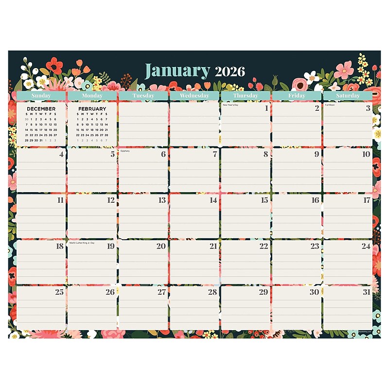 2026 TF Publishing 17" x 12" Monthly Desk Calendar, (26-8510) image 1