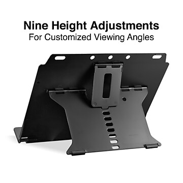 Staples BookLift Plastic Document Stand with Lip, Black (88980)