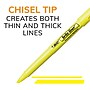 BIC Brite Liner Stick Highlighter, Chisel Tip, Yellow, 24/Pack (BL241YEL)~#|#~EB6618D5-6149-41FB-9FAEDC2204A556D9_sc7