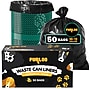 Furloo Heavy Duty Pet Waste Disposal Bag, 13 Gallon, Black, 50 Total Bags (FLO22)~#|#~EB671191-549E-4A7F-B9F62EC1FA125478_sc7