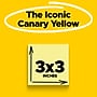 Post-it Super Sticky Notes, 3" x 3", Canary Yellow, 4 Pads/Pack, 45 Sheets/Pad (3321-4SSCY)~#|#~EB67416D-283A-42AB-8D82271FFF3295CD_sc7
