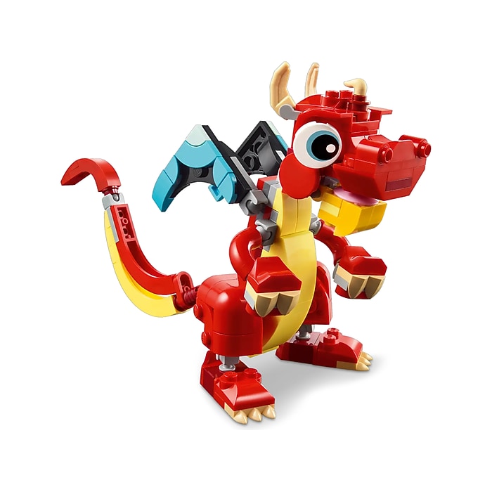 LEGO Creator 3-in-1 Red Dragon Building Set (31145) | Staples