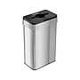 HLS Commercial Stainless Steel Trash Can, 21-Gallon, Black/Silver (HLS21UOTTRS)~#|#~EB6AC357-88F4-4C4F-B57ED38BB3AE629A_sc7