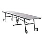 NPS MT Series 12' Long Mobile Cafeteria Table, Grey Nebula (MT12-MDPEPCGY)~#|#~EB6D3867-1DB3-449D-B139D0B4EBEBE98C_sc7
