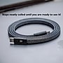 Function101 NEAT CABLE Magnetic USB-C Charging Cable, 4.9 ft., Silver (F101-LCSI5)~#|#~EB73B411-4170-45F8-945CE33B6FF1CB92_sc7