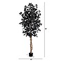 Nearly Natural Artificial Hallloween Black Ficus Tree, 7' (T5138)~#|#~EB73B89D-9BE7-40BB-8A7EE3905940489E_sc7