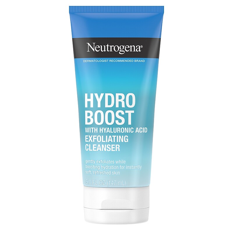 Neutrogena Hydro Boost Exfoliating Hyaluronic Acid Face Wash, 5 oz. image 1