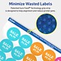 Avery TrueBlock Laser/Inkjet Burst Multipurpose Labels, 1", White, 2400/Box (94606)~#|#~EB787F20-037E-4796-B18AB4CF4C50449D_sc7