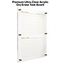 Excello Brands Acrylic Dry-Erase Planning Board, 20" x 30", Gold Print (ACRYLBRD-TSK20X30-GLD)~#|#~EB7EE36F-C42D-4F4A-840DDCF9C0A48750_sc7