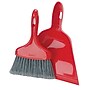 Libman Dust Pan with Whisk Broom, Polypropylene, 10" Pan, Red, 6/Carton (0906)~#|#~EB7F2969-6AD2-43C4-99539A34F6588BC2_sc7