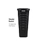 Mind Reader 10.57-Gallon Laundry Hamper with Lid, Plastic, Black (40HAMP-BLK)~#|#~EB80A567-8756-44D1-9C713B59D2EEF944_sc7