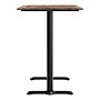 Flash Furniture TopGuard 48" x 30" Rectangular Wood Dining Table with X-Base, Natural/Black Base (ST3048NATT0522B)~#|#~EB871EE0-722D-4A42-9F382E27935EC3E3_sc7