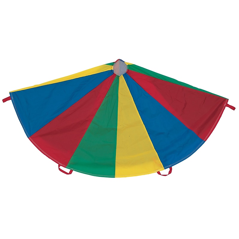 Champion Sports 6' Parachute w/ 8 Handles, Multicolored (NP6) image 1