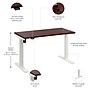 Bush Business Furniture Move 40 Series 48"W Electric Adjustable Standing Desk, Hansen Cherry (M4S4824HCWK)~#|#~EB9253A6-C090-4542-AA89A8F90C17378D_sc7