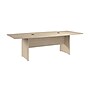 Bush Business Furniture 96"W Boat Shaped Conference Table, Natural Elm (99TB9642NEK)~#|#~EB9A854F-7DE4-4ECA-B47ED63A9A61D127_sc7