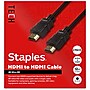 Staples TECH 12 ft. HDMI to HDMI Audio/Video Cable, Male to Male, Black, 2/Pack (ST62465-VB)~#|#~EB9B73C0-24AE-4D90-82455E682CEE97BD_sc7