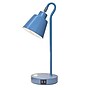 Simple Designs Sleek Essentials LED Desk Lamp, 16", with USB Ports, Blue (LD1073-BLU)~#|#~EB9F6189-0124-4367-BE6DAB3C1E97DDF2_sc7