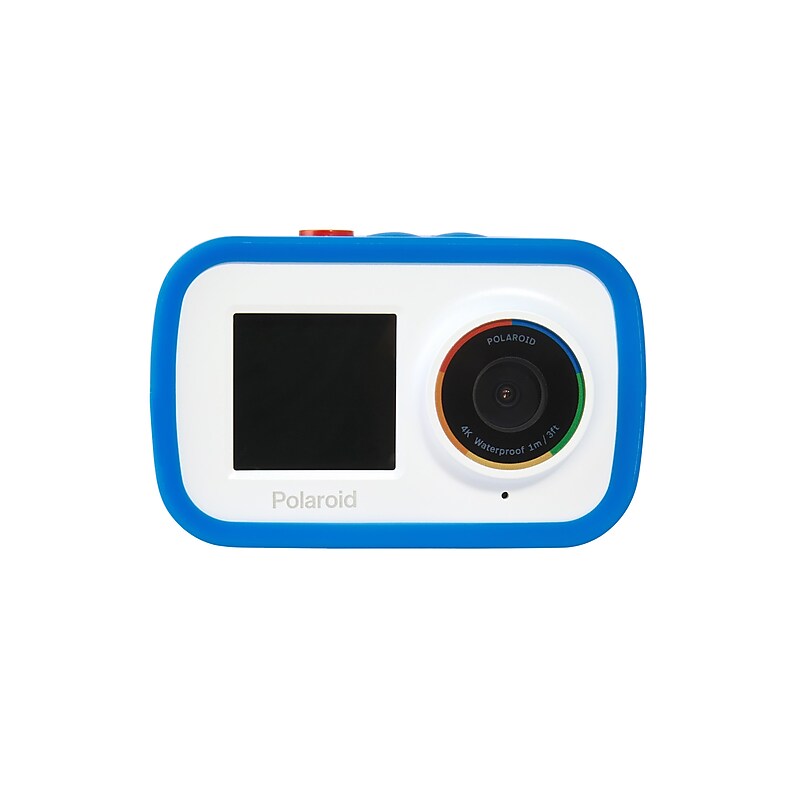 Polaroid ID922-BLU-T35-4 18MP Digital HD 4K Action Camera, Blue image 1