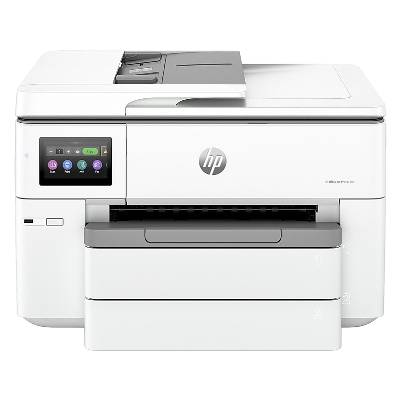 HP OfficeJet Pro 9730e Wide Format Wireless All-in-One Color Printer, Best for Office, 3 Months FREE INK with HP+ (537P6A) image 1