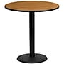 Flash Furniture 42'' Round Laminate Table Top with 24'' Round Bar-Height Table Base, Natural (XURD42NTTR24B)~#|#~EBACFE83-ED98-4FBA-B19BFA9B7AC87905_sc7