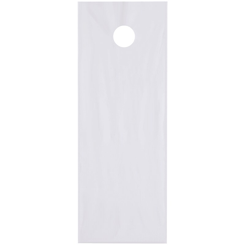 6" x 12" Newspaper Layflat Poly Bags, 1.5 Mil, Clear, 1000/Carton (PBDK0612) image 1