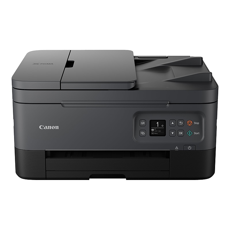 Canon PIXMA TR7020a Wireless Color Inkjet Printer, All-In-One, Print, Scan, Copy (TR7020A BLACK) image 1