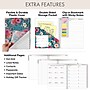 2027 Excello Brands 9.3" x 11" Weekly & Monthly Standard Planner, Plastic Cover, Teal Floral (ESPRO-CY27-8511-17)~#|#~EBB38763-4431-4261-A7F8DFEBA5A245EE_sc7