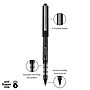Uni Vision Rollerball Pen,Micro Point, Black Ink, Dozen (60106)~#|#~EBBEA938-38C2-448F-BBF64FB3833E7726_sc7