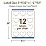 Avery Dissolvable Decorative Edge Multipurpose Labels, 2-9/32" x 1-27/32", Off-white, 120/Pack (94603)~#|#~EBBF4D8C-5E97-4BDC-9C4A49D0D330E7E6_sc7