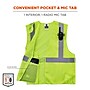 Ergodyne GloWear 8215BA High Visibility Sleeveless Safety Vest, ANSI Class R2, Lime, S/M (21073)~#|#~EBBFA614-1B37-443C-BC491CFF6E3A0938_sc7