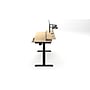 VersaDesk PowerLift Split-Level 60"W Electric Rectangular Adjustable Standing Desk, Maple/Black (PL2SD6030-BM)~#|#~EBC2B050-A380-48F5-919D843BE183A27A_sc7