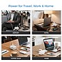 Uncaged Ergonomics Travel Power Strip with USB-C, 3 AC, 2 USB-C (20W), 1 USB-A, 3.4 ft Cord, White ~#|#~EBC6564E-6F8F-4B58-AB904FDA74C9886C_sc7