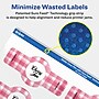 Avery Laser/Inkjet Decorative Edge Multipurpose Labels, 1-1/2" x 3-1/2", Clear, 1000/Box (94122)~#|#~EBC7B899-BECC-4528-A8D81EE443C578C2_sc7