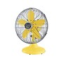 Good Housekeeping Oscillating Desk Fan, 3-Speed, Silver/Yellow (92609)~#|#~EBC8890F-EF96-4CF8-B6FD2D898FD99568_sc7