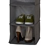 Household Essentials 6‑Shelf Hanging Closet Organizer in Polyester Linen with Reinforced Shelves and Dual Hook System (HH66412)~#|#~EBCD69A4-B951-40AA-B014B02DBE581B6A_sc7