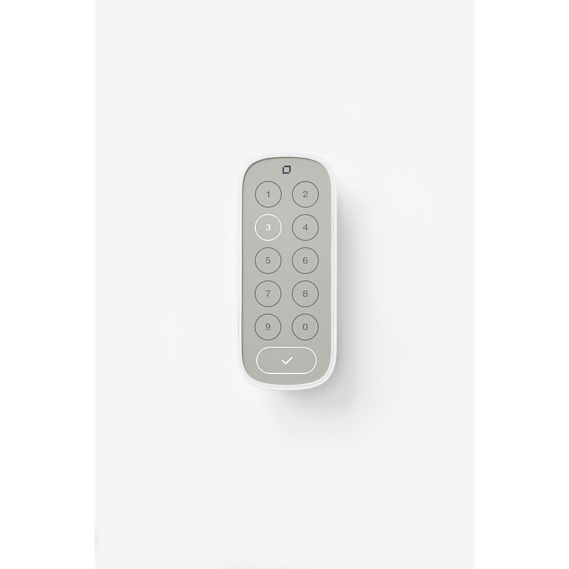 Level Backlit Bluetooth Smart Keypad for Locks with Sharable Key Codes, White (C-K11U) image 1