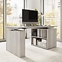 Bush Business Furniture Stratus 60"W Electric Adjustable Standing Desk with Bookcase, Platinum Gray (SUT005PG)~#|#~EBD903BF-ED47-4426-900EEC72E76DC907_sc7