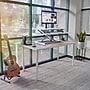 Mount-It! 38"W Manual Adjustable Standing Desk Converter, White (MI-15005)~#|#~EBDAED03-CA15-47EC-8D270328ADD7833E_sc7
