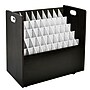 AdirOffice 50-Slot Mobile Roll File, 28.5"H x 30"W x 15.75"D, Black (626-BLK-KIT1)~#|#~EBDBC4B4-7398-4932-9E39838EFF2E7465_sc7