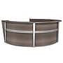 Regency Marque 142"W Curved Reception Desk Workstation, Driftwood Gray (77294GY)~#|#~EBDC8C7A-4A7D-4779-88D39DD0AD27F250_sc7